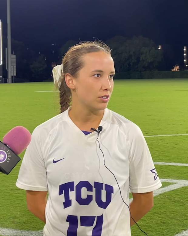 WATCH! Gracie Brian talks season opening victory.